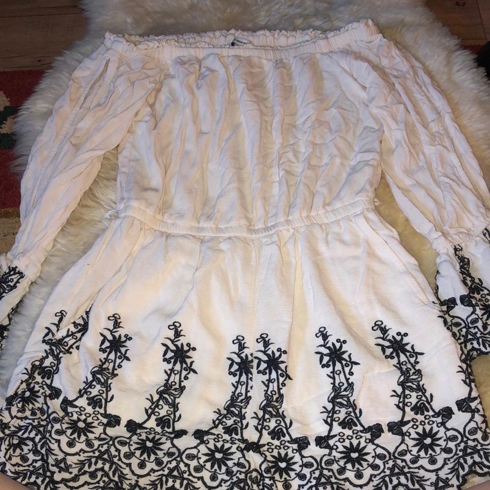 American Eagle romper double lined size small